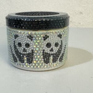 PRAI Beauty Ageless Throat & Décolletage Creme Rhinestone Panda Bear 3.4 oz Jar